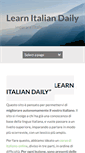 Mobile Screenshot of learnitaliandaily.com